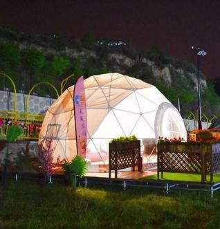 昌黎河南球形帐篷-室外浪漫乐园